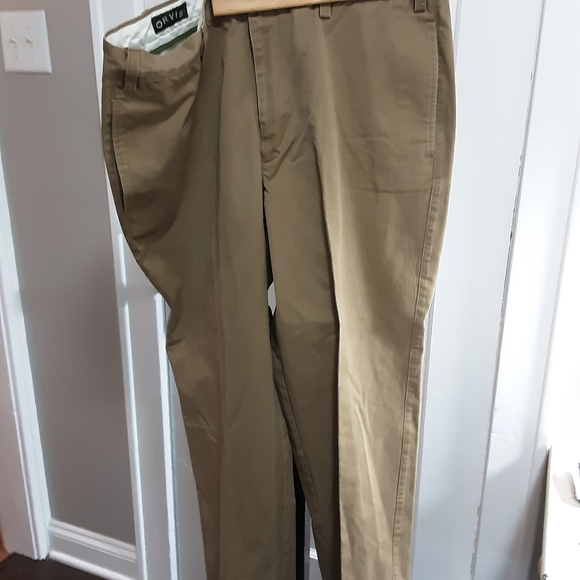 Two pairs Orvis khaki canvas pants 38w - Picture 7 of 7